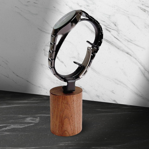 Base De Madera Para Soporte De Exhibición De Reloj De 2