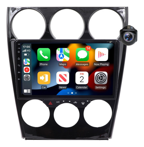 Coche Estéreo Android Para Mazda 6 2002-2008 Gps Carplay Bt .