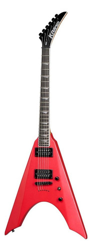 Guitarra Eléctrica Kramer Nite-v Crimson Red Con Funda Color Rojo