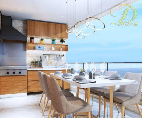 Imagem 4 de 24 de Cobertura Com 4 Dormitórios À Venda, 218 M² Por R$ 1.640.250 - Guilhermina - Praia Grande/sp - Co0068