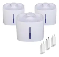 Comprar Kit 3 Bebedouros Fonte Automático Água Pet Gatos Cães 3l