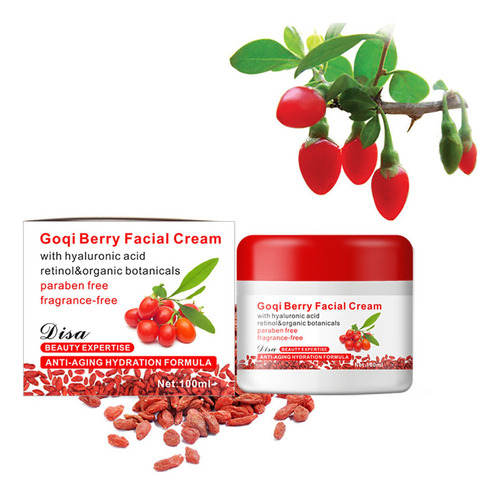 - Creme Facial De Frutas Vermelhas Para Cuidados Com A Pele