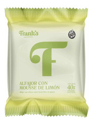 Alfajor de mouse de limón Franks 40g