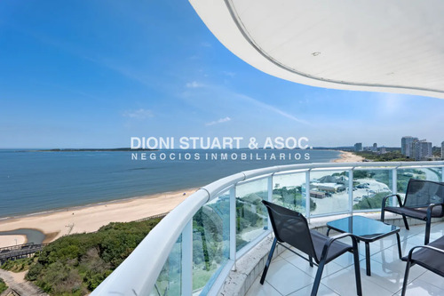 Apartamento En Alquiler De Temporada Millenium Tower 3 Dormitorios En Suite - Primera Linea Playa Mansa
