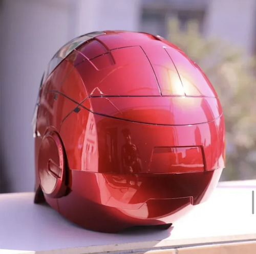 Máscara De Iron Man Con Control De Voz Y Luces Led