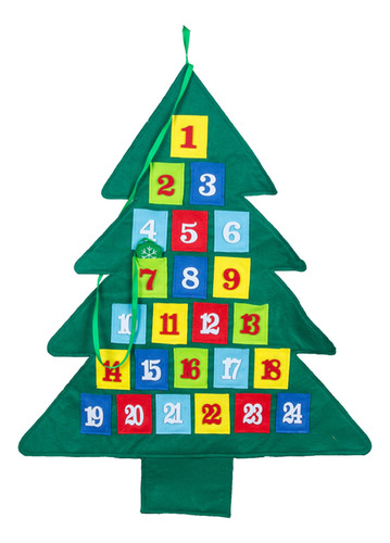 Árbol De Navidad Big Felts, 24 Días, 2022, Llega La Navidad