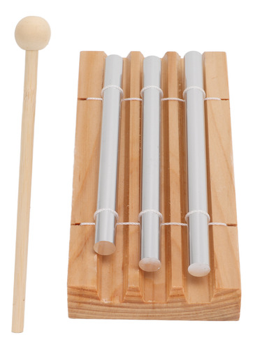 Campanillas De Viento De Tres Tonos, Instrumentos De Percusi