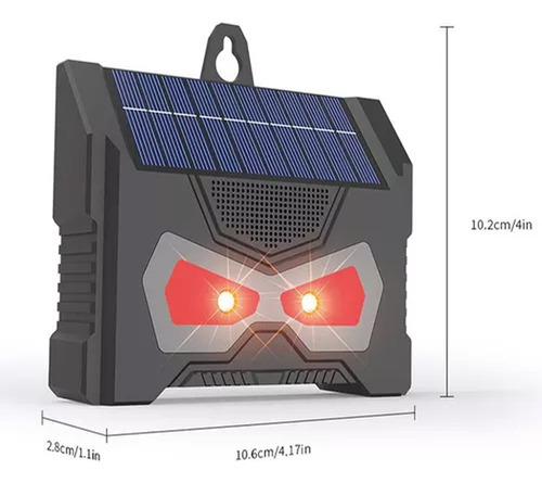 Espantar Urubu Solar De Jardim E Ar Livre Gato Eletronico