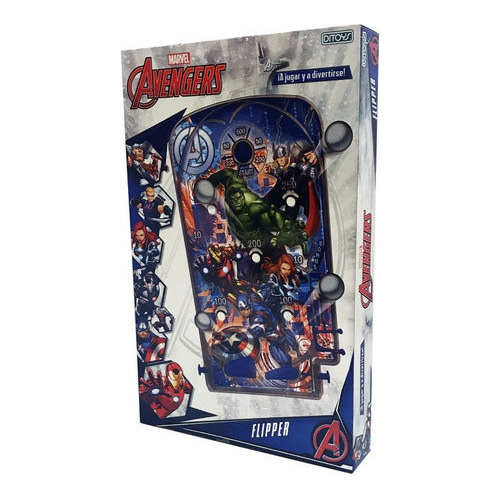 Juego De Mesa Flipper Avengers Original Ditoys Disney