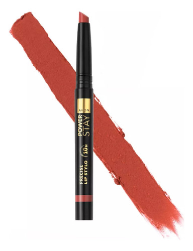 Labial Preciso Force Of Fire Power Stay 10hr Duración Avon