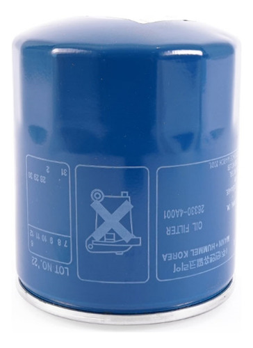 Filtro Aceite Para Hyundai Mighty Ex6 2.9 D4cc 2020 2022