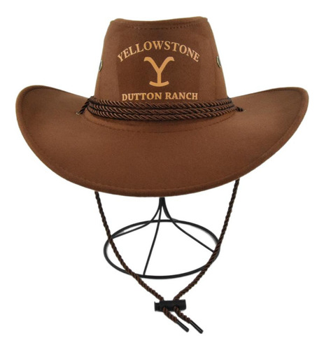 Sombrero Cowboy Yellowstone De Ala Curva