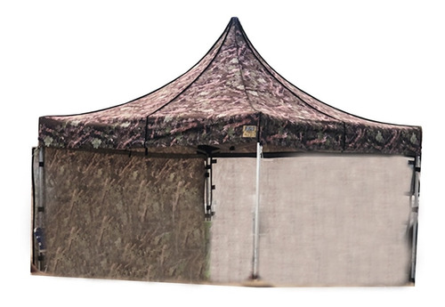 Carpa Gazebo Playera Plegable 3h Hierro 3x3 Camuflado Top R