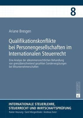 Qualifikationskonflikte Bei Personengesellschaften Im Int...