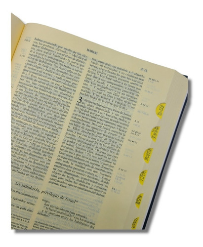Imagen 4 de 6 de Biblia Catolica De Jerusalen Tamaño Manual Vinil Azul Indice