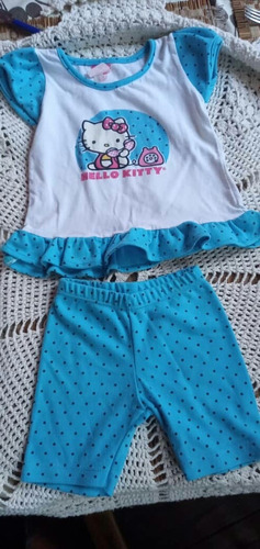 Conjunto Bebe Hello Kitty Talla 3 Us $5,00