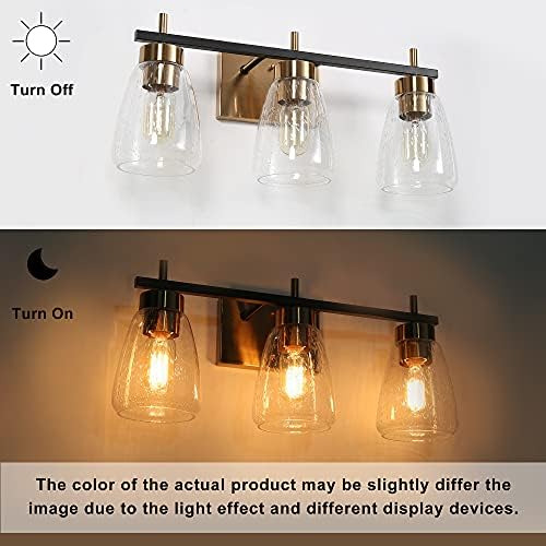 Durent Lighting Lámparas De Baño, 3 Luces Modernas De Tocado
