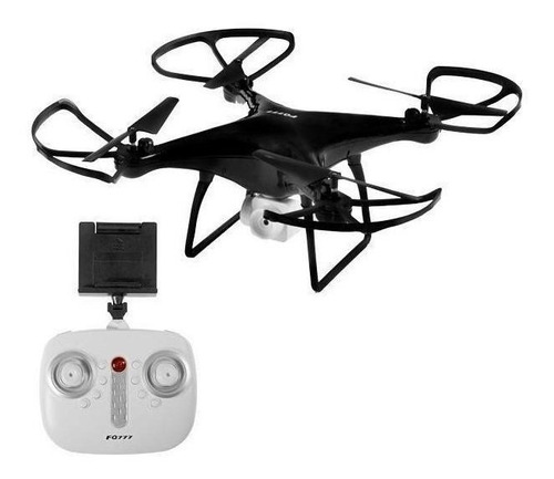 Mini drone FQ777 FQ33 com câmera SD preto 1 bateria