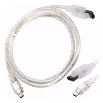 Comprar Cable Firewire 800 400 6p A 4p Ieee 1394a 90cm Camaras Pc Blanco