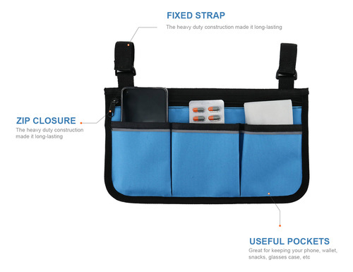 Bolsa Lateral Para Silla De Ruedas