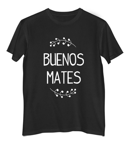 Remera Hombre Color Buenos Mates Yuyo Vector