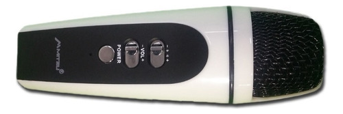Mitzu Micrófono Condensador Para Vlogger Color Blanco