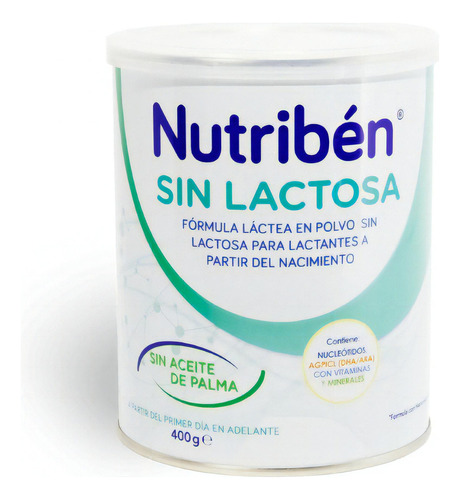 02 Nutriben Sin Lactosa  X 400 G