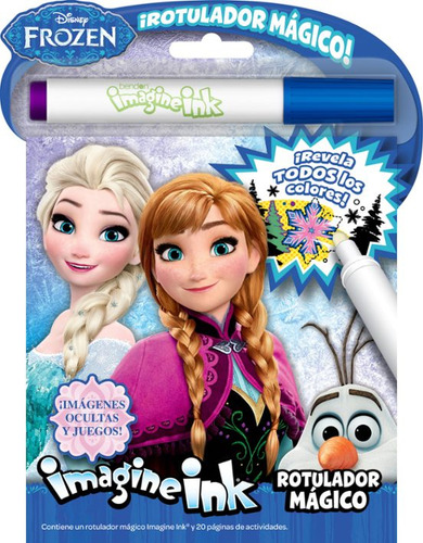 Frozen Libro Colorear Y Actividades Rotulador Mágico Disney