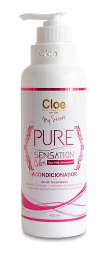 Cloe Professional Pure Sensation Color Acondicionador 400 Ml