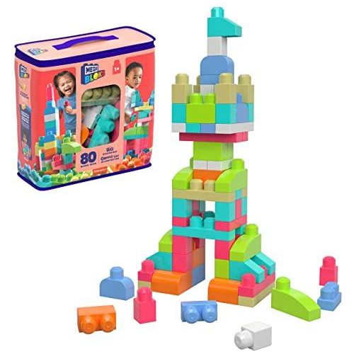 Set Construcción Mega 80 Piezas Bloks Fisher-price Con