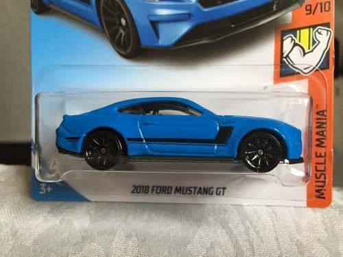 Auto a escala Mattel Mustang GT 2018 1:64 