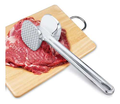 Mazo De Aluminio De Dos Lados, 19,5 Cm, Para Carne, Ternera,