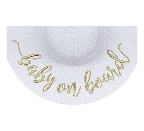Sombrero De Playa Con Texto Personalizado Para Mujer