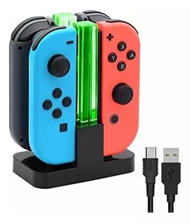 Cargador Para Joycons Y Control Pro Switch