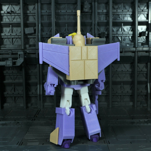 Transformers - Blitzwing G1 - Articulado - 3d.proyectando