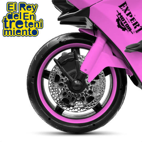 Imagen 4 de 7 de Moto A Batería Con Ruedas Luces Música Y Usb El Rey