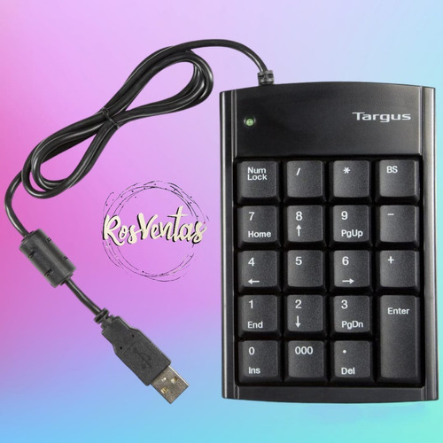 Teclado Numerico Conexión Usb Targus Pauk10u