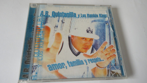 Cd  A.b. Quintanilla Y Los Cumbia Kings-amor Familia Y Respe