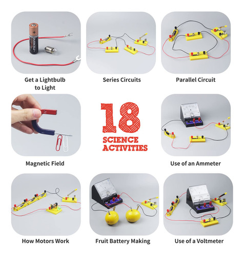 Kit De Electricidad Y Magnetismo Teenii Modelos Stem Para Ni