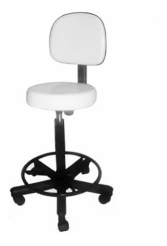 Mocho Com Para Pé E Regulagem De Altura À Gás Branco-fretegr
