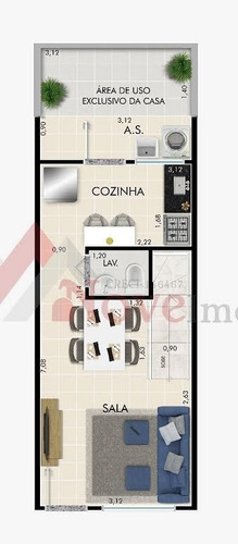 Imagem 6 de 8 de Casa Sobrado Para Venda, 2 Dormitório(s), 56.0m² - 993