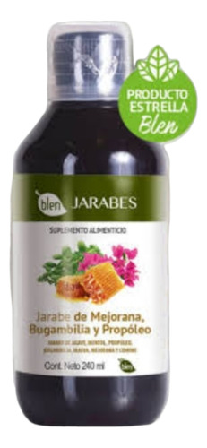 Blen Jarabe Bugambilia Propóleo Mejorana. Tos Y Resfriado