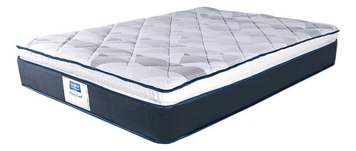 Colchon Restonic Moon Cool Ortopedico Individual - Mci Color Azul Oscuro
