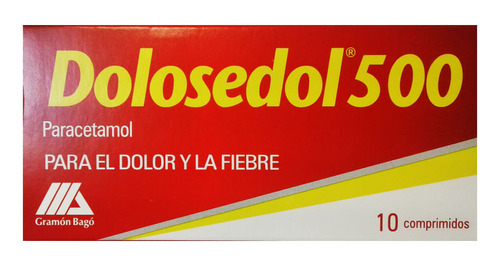 Dolosedol 500 Mg X  10 Comprimidos