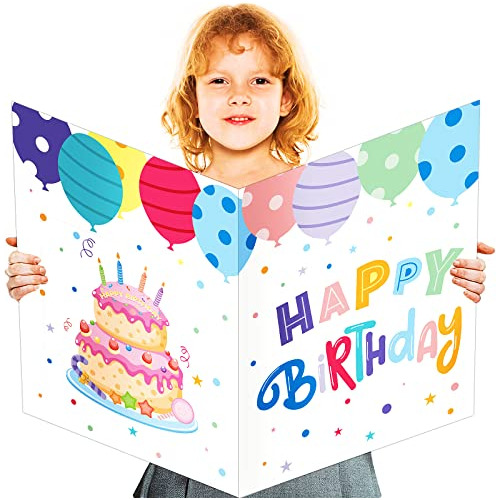 Tarjeta De Cumpleaños Gigante Sobre, 22x14 Pulgadas, T...