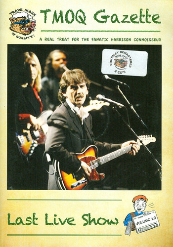 George Harrison Gaceta Vol 13 Last Show A.hall 92 2cd Nuevo 