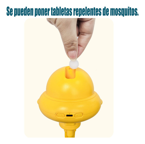 Mini Ventilador Portátil Plegable Para Cochecito De Bebé