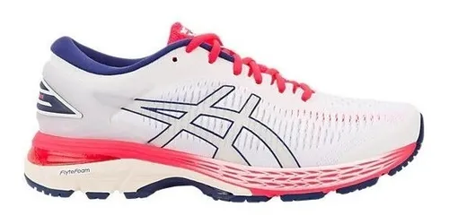 Zapatillas Asics Gel Kayano 25 Blanco/rojo Mujer Running Zapatillas Asics Gel Kayano 25 Blanco/rojo Mujer Running