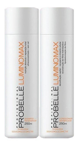 Kit Lumino Max Shampoo + Condic. 250ml Probelle 