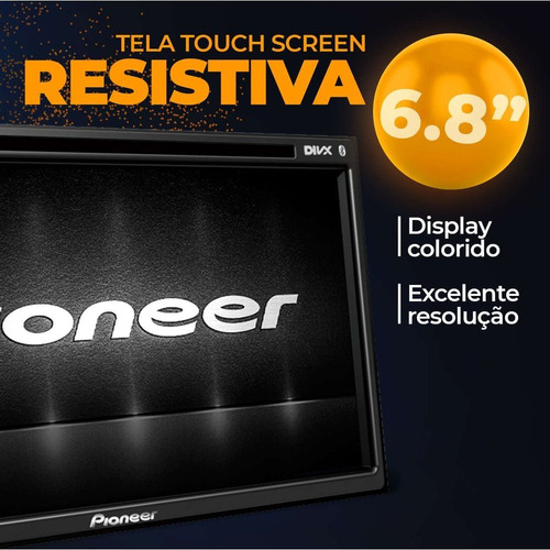 Imagem 6 de 10 de Central Pioneer Avh-z5280tv Gps Dvd Completa Tucson 05 A 13